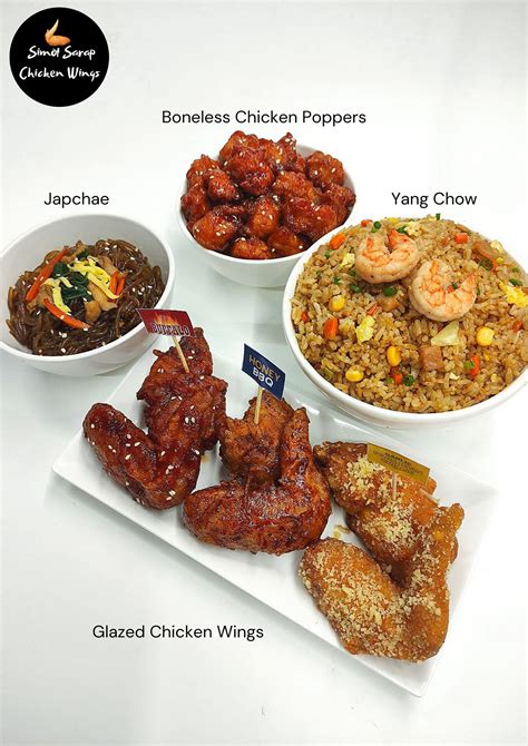 simot sarap chicken wings menu